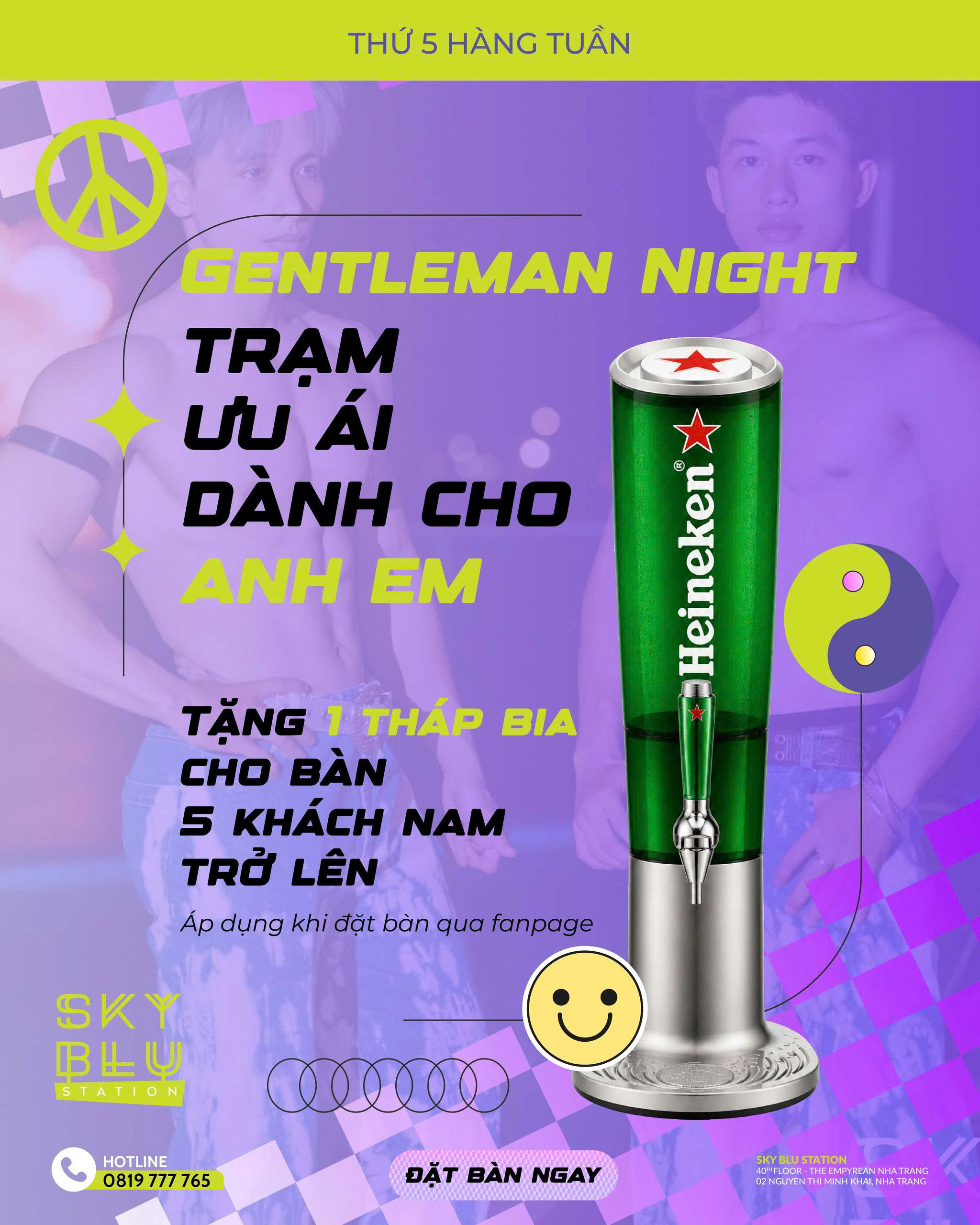 GENTLEMEN NIGHT - A Night Dedicated to Good Times at Sky Blu Station