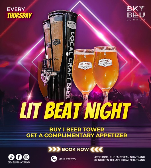 LIT BEAT NIGHT: IGNITE YOUR THURSDAY AT SKY BLU