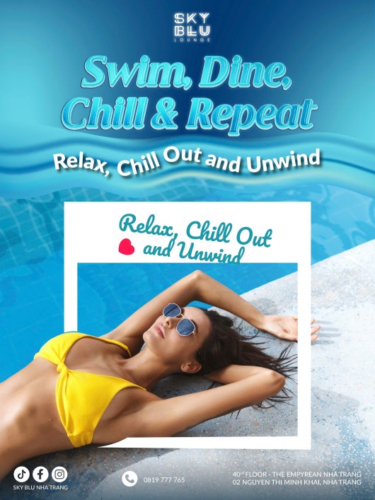 SWIN, DINE, CHILL & REPEAT AT SKY BLU