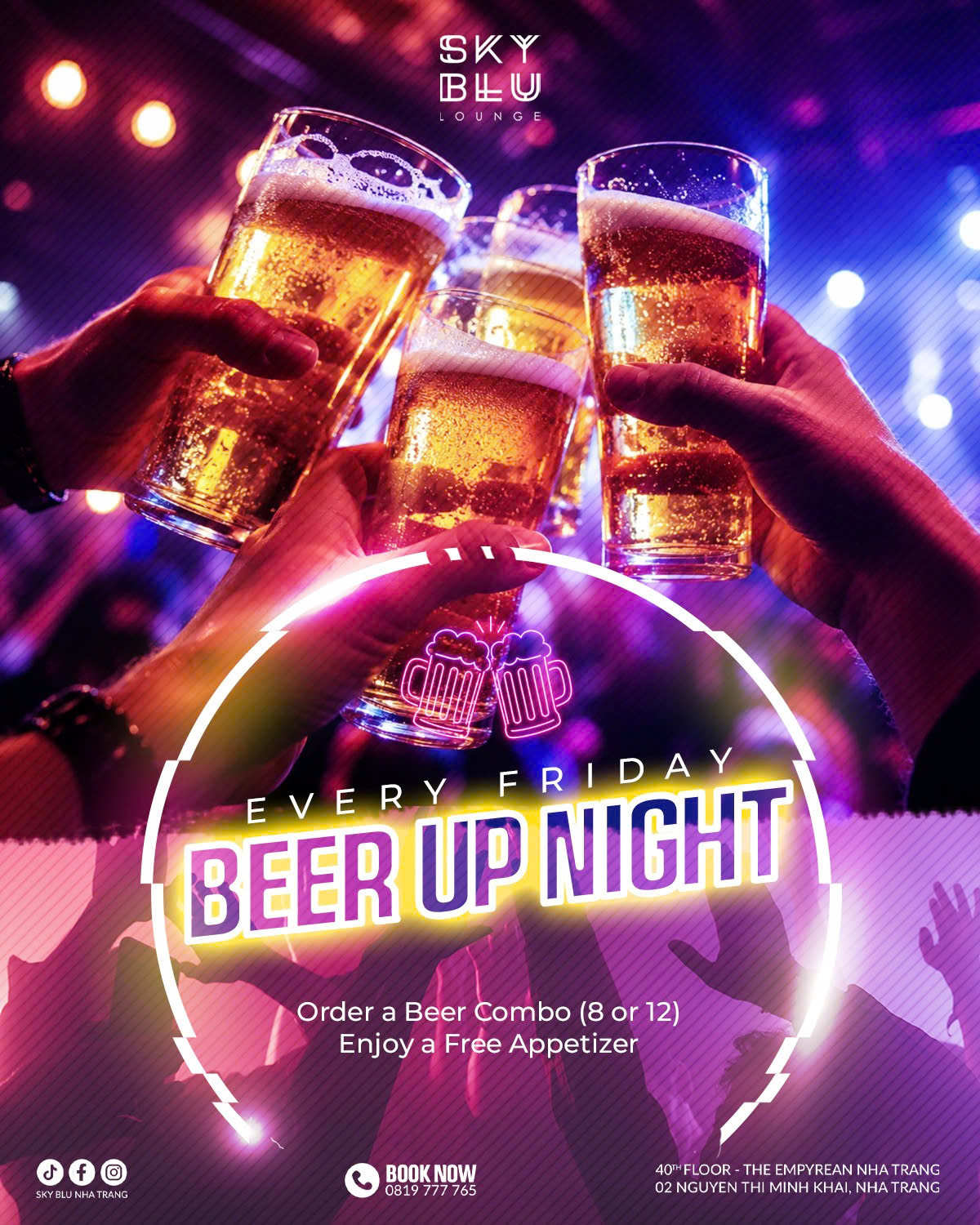 BEER UP NIGHT: THE ULTIMATE WAY TO ENJOY YOUR FRIDAY AT SKY BLU!